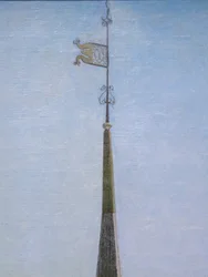 Een van de kleine torens op Kasteel Frederiksborg