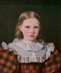 Portret van Adolphine Kobke, de zus van de kunstenaar
