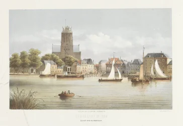 Gezicht op Dordrecht