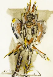Illustratie uit "Amphitryon 38" door Jean Giraudoux