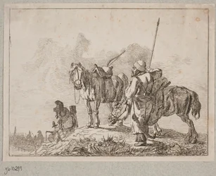 Een rustende Kozakkenwacht