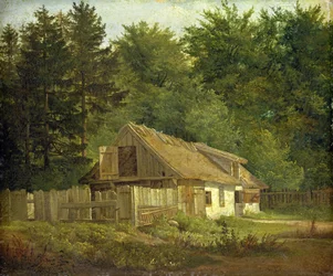 Een Huis in het Frederiksdal Bos bij Kopenhagen, 1828