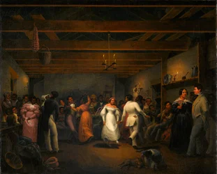Keukenbal in White Sulphur Springs, Virginia, 1838