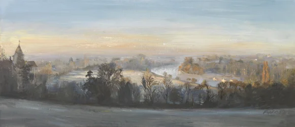 Blauwe Zondag Winterochtend- Richmond Hill, 2013