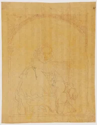 Portret van een man in een leunstoel, uit Collection d