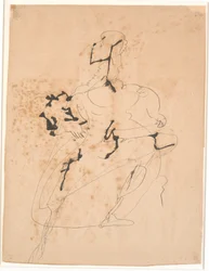 Staande vrouwenfiguur