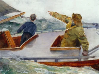 Op de boeg, ca. 1890