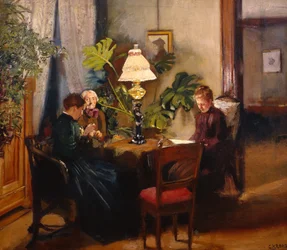 De tante en de zussen Helene en Amalie