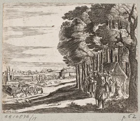 Illustratie bij Adam Olearius, “Persianischer Rosenthal von einem Sinnreichen Poeten Schich Saadi [...]”, Schleswig 1660