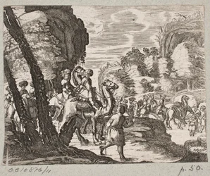 Illustratie voor Adam Olearius, "Persianischer Rosenthal von einem Sinnreichen Poeten Schich Saadi [...]", Schleswig 1660
