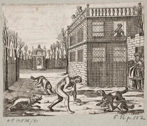 Illustratie bij Adam Olearius, "Persianischer Rosenthal von einem Sinnreichen Poeten Schich Saadi", Schleswig 1660