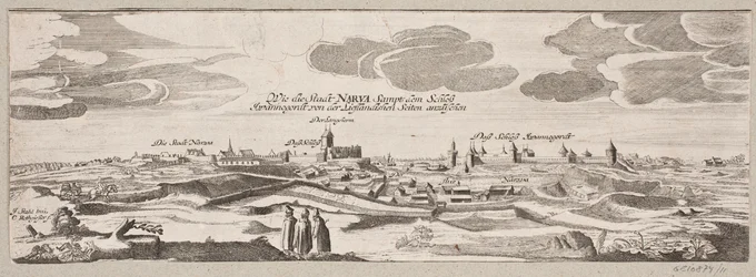 Gezicht op Narva