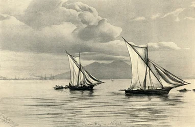 In de Baai van Napels, 1898