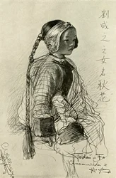 Tschan-Fa - Chinees meisje, Hong Kong, 1898
