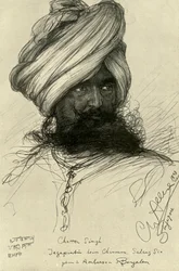 Wachter Chatter Singh, Singapore, 1898.