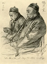 Wu-Chi-Sei en Jang-Tse-Dong vanuit Ningpo, 1898