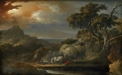 Stormachtig landschap