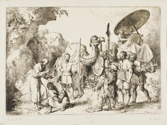 Doop van de kamerheer van koningin Candace van Ethiopië