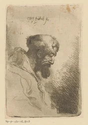 Neerkijkende franciscaan