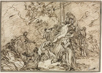 De Kruisafneming (recto)