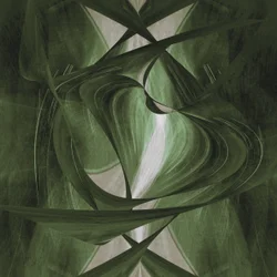 Dynamische groene vormen