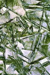 Gebroken groen ijs