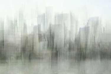 De skyline van Misty City