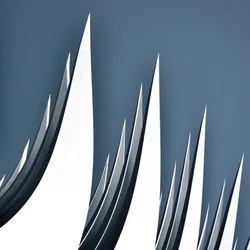 Scherpe abstracte vormen