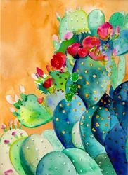 Levendige cactusvijg