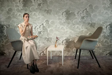 Elegante Vrouw-eieren