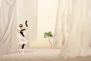 Etherische dansvoorstelling