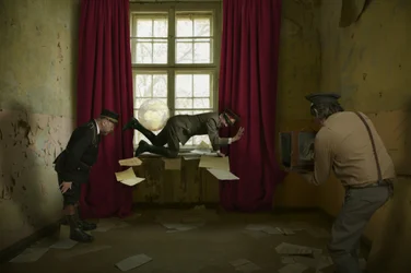 Ontdekking van een surrealistische kamer