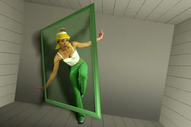 Door het groene kader