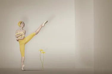 De gele ballerina Grace