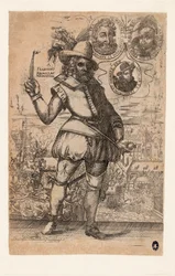 François Ravaillac 1578-1610, de moordenaar van koning Hendrik IV van Frankrijk.