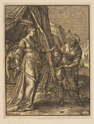 Judith met het hoofd van Holofernes