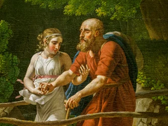 Oedipus en Antigone, detail