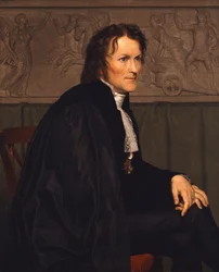 Portret van de beeldhouwer Bertel Thorvaldsen