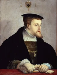 Portret van Keizer Karel V 1500-1558, ca. 1532