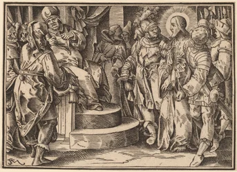 Christus vertelt zijn discipelen over het laatste oordeel