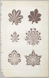 De kunst van decoratief ontwerp: met een bijlage, waarin de uren van de dag worden gegeven waarop bloemen opengaan, uitgegeven door Day & Son, Londen, 1862