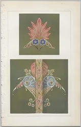 De kunst van decoratief ontwerp: met een bijlage, waarin de uren van de dag worden gegeven waarop bloemen opengaan, uitgegeven door Day & Son, Londen, 1862