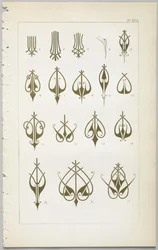 De kunst van decoratief ontwerp: met een bijlage, waarin de uren van de dag worden gegeven waarop bloemen opengaan, uitgegeven door Day & Son, Londen, 1862
