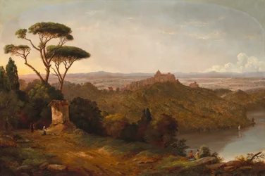 Kasteel Gondolfo, Meer Albano, Italië