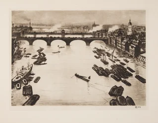 Londense bruggen, pub. 1924