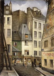 Rue St. Julien le Pauvre, Parijs