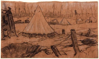 Een groep tenten, ca. 1914