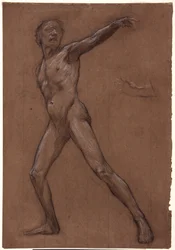 Figuurstudie voor Judas, ca. 1910-1911