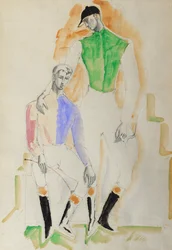 Twee jockeys