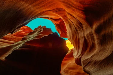De gloed van Desert Canyon